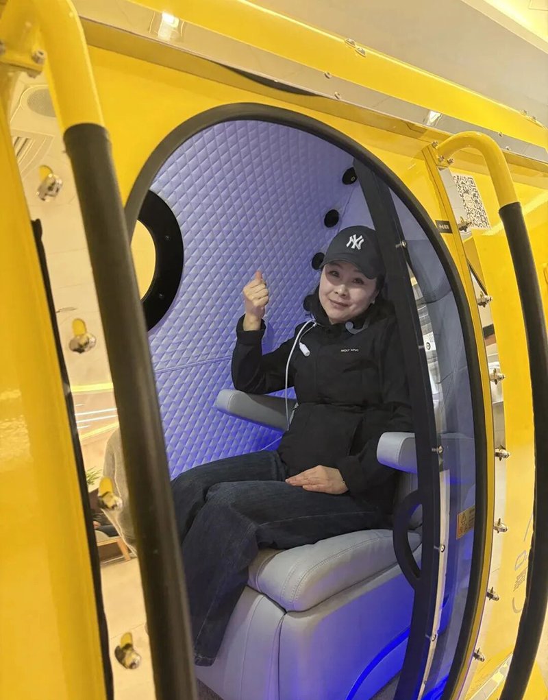 上海宝邦Macy-Pan家用高压氧舱体验现场