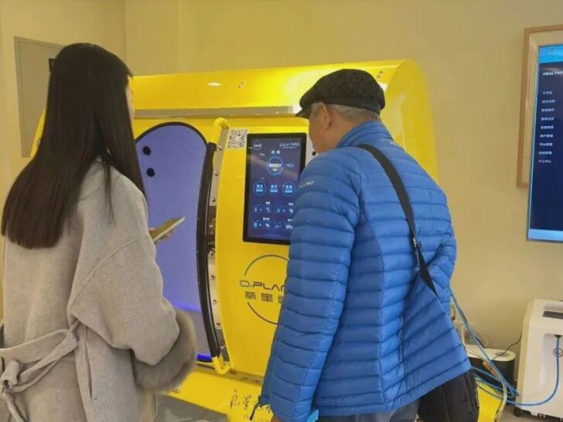 上海宝邦Macy-Pan家用高压氧舱体验现场